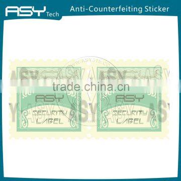 Texture Watermark Fiber Security Label photo-2