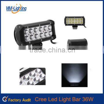 China Factory 7inch 36W Offroad LED Light Bar, Flood/Spot Beam 4X4 Offroad Lamp
