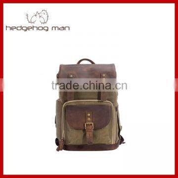 genuine leather camera bag handmade vintage bag for notebook DSLR