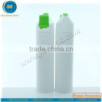 High level plastic airless toothpast pumpers package by GMP standard plant with super offset printing-colors customized