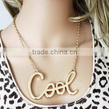 Alloy Letter necklace