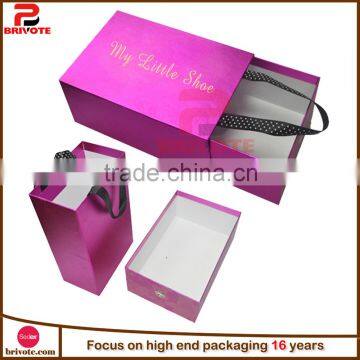 Customized paper shoe box cardboard shoe box with handle                        
                                                Quality Choice
                                                    Most Popular