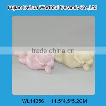 Wholesale White Ceramic Rabbit Decoration for Promotion photo-3