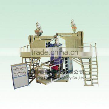 Three-Layer Co-extrusion Down-ward water-cooled PP film blowing machine