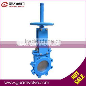 Lug Cast Iron Manual Knife Gate Valve