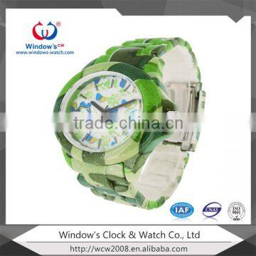 Custom watch logo colorful silicon ladies watch