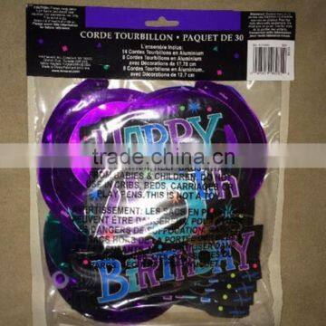 Silver and Gold Party Hanging Swirls Decoration for New Year EVE Party photo-3