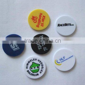 HEYU plastic trolley coin for supermarket cart