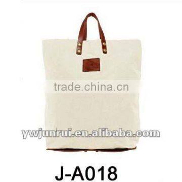 Accept OEM Orders Fashion Design canvas shopper bag