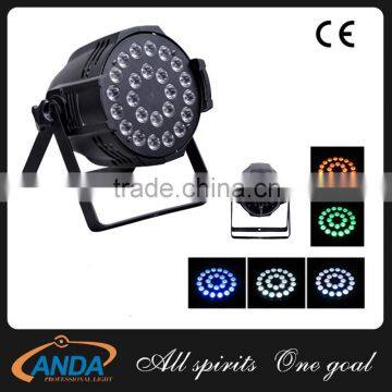 2016 factory direct new design 18pcs*3w led par light RGB 4in1/RGBW 5in1 par DMX512 led par light