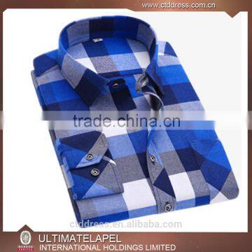 Made to measure men fancy new pattern check shirt