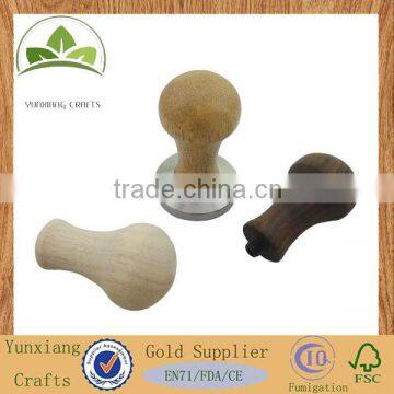 Round solid wood handle, wooden handle for cooki tool