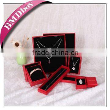 jewelry set 2015 paper with faux suede inside jewelry wedding box