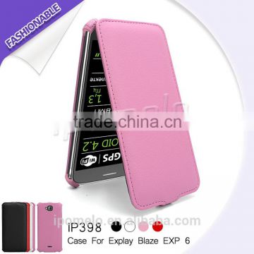 leather phone case for Explay Blaze Exp 6 2014 latest cover