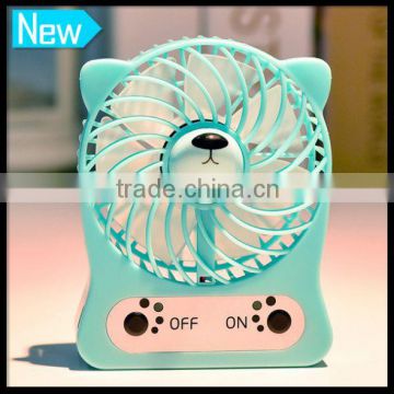 2016 New Product Desk Mini Silicone Usb Travel Personal Fan