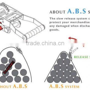 2" Retractable Tie Down Ratchets Strap With ABS System Cargo Strap photo-2