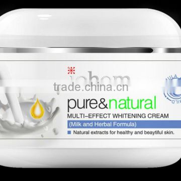 Multi-effect whitening cream(milk + herbal formula)