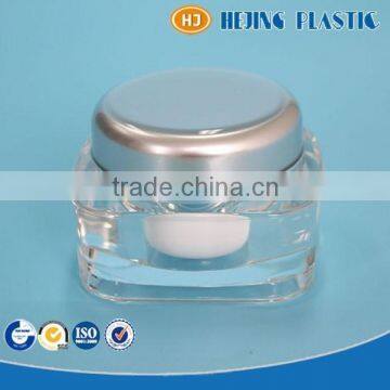 Metallic 40ml skin care use Acrylic jar with low price