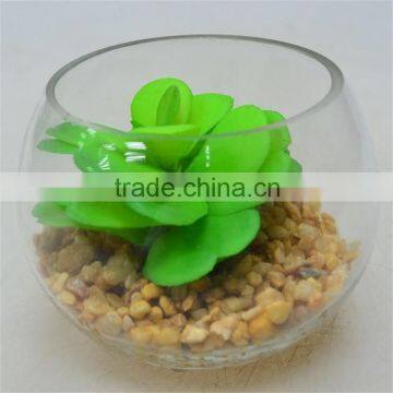 Gift New Design Artificial Plant Round Terrarium