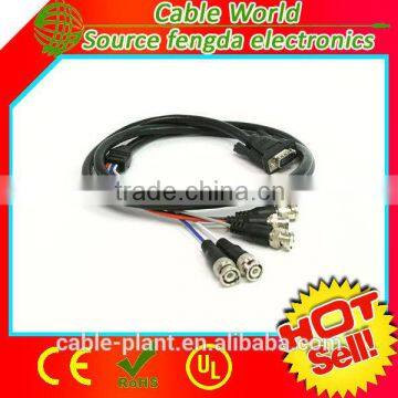 wholesale 1m Vga To 5 BNC Splitter Cable For HDTV Monitor