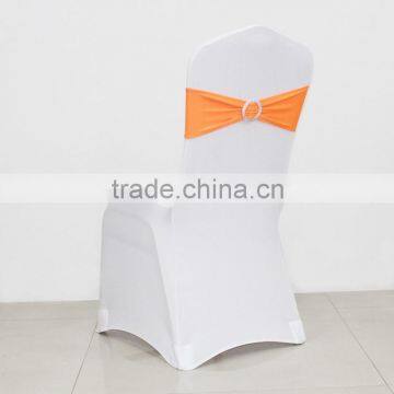 Orange Spandex Wedding Chiristmas Chair Band