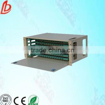 Black white Cold rolled carbon sheet steel Fibre optica patch panel sc/fc/lc connector patch panel