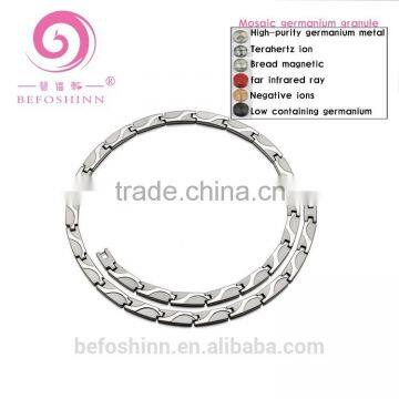 2016 fashion tungsten germanium statement stainless steel necklace wholesale