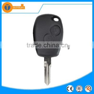 Hot sale car keys blank 2 button replacement remote key for Renault car with Renault logo