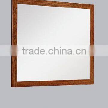 antioxidant bathroom mirror with wood frame