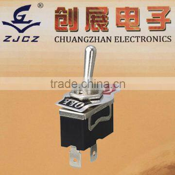 Quick connect terminal DPST ON-OFF Toggle Switch,rotary potentiometer with switch