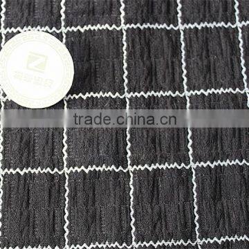 Jacquard Fabric Grid Style Cotton Crepe photo-1