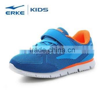ERKE wholesale brand breathable kids sporty easy wear no lace boys casual shoes