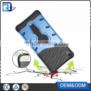 High Quality Mobile Phone TPU + PC Hard Kickstand Armor Hybrid Case For Sony Xperia E5 Back Covers photo-3