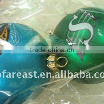 plastic xmas ball