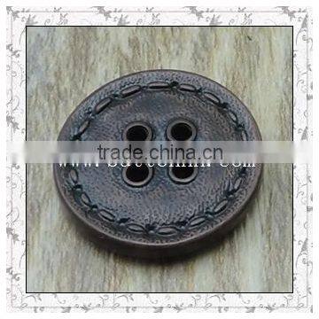 custom made leather vest buttons