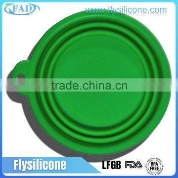 BPA Free Collapsible Silicone Pet Travel Bowl Printing Logo Dog Bowl photo-6