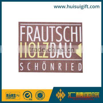 high quality promotional iron on woven patch