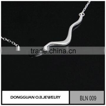 18K Gold Plated Chain Necklace/fashion 925 Sterling Silver Necklace photo-2