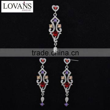 Wedding Jewelry Set Sterling Silver Natural Stones Jewelry Making Made In China TZ-0210