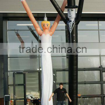 2015 Married Couple Inflatable Air Dancer /Wedding Decorative Sky Dancer