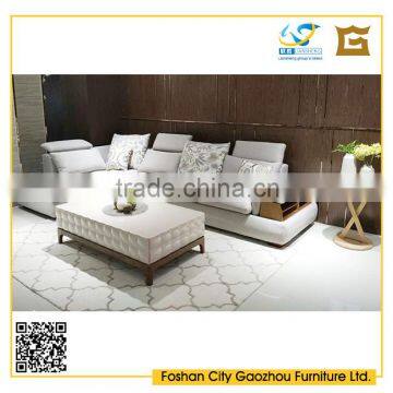 Modern China furniture living room living room furniture fabric reclining corner sofa with cushions