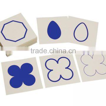 Montessori Educational Material for Sale Geometric Shapes Form Card
