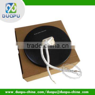 Black plate circle ceramic heater duopu