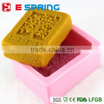 Life Tree Square Silicone Soap Mould