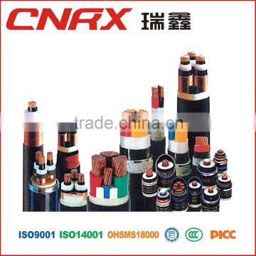 Made in china ruixin group PVC insulated PVC Sheathed halogen-free low-smoke flame retardant power cables
