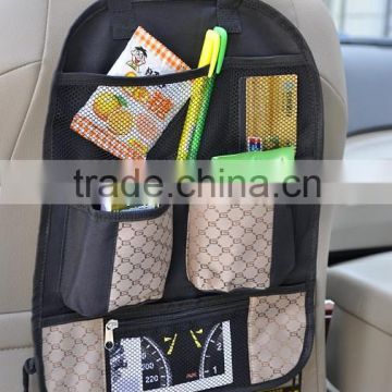 Hot sell car seat back organizer with high quality