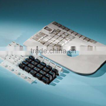 Taiwan made OEM silicone rubber wireless large keypad keyboard