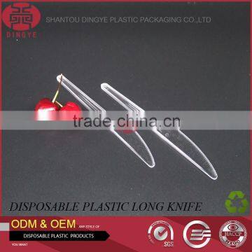 Healthy PP Material Plastic Tableware Cake Dessert Knife