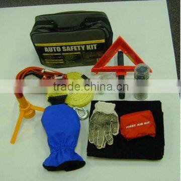 24 pcs Roadside Safety Kit with flashlight