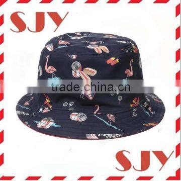 Designer printed custom reversible bucket hat